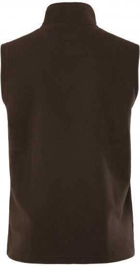 JP1880 Fleece Vest Stand-up Collar Brown - Jakne - Muške Jakne Veliki Brojevi