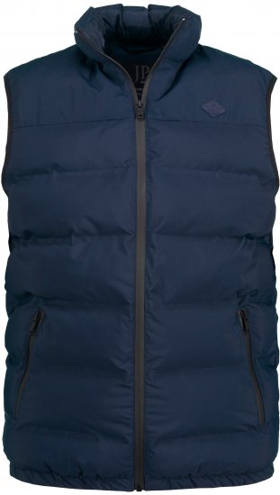JP1880 Quilted Gilet Stand-up Collar Navy - Jakne - Muške Jakne Veliki Brojevi