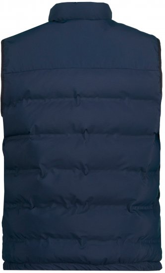 JP1880 Quilted Gilet Stand-up Collar Navy - Jakne - Muške Jakne Veliki Brojevi