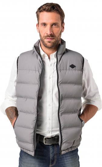 JP1880 Quilted Vest Outdoor Stand-up Collar Grey - Jakne - Muške Jakne Veliki Brojevi