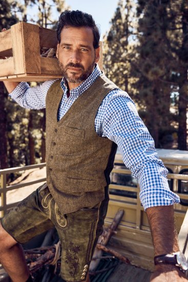 JP1880 Vest Tweed Wool Blend Traditional Light Brown - Svečana odjeća - Svečana i blagdanska odjeća – Slavite elegantno i udobno