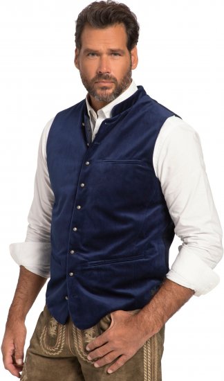 JP1880 Velvet Vest Traditional Blue - Svečana odjeća - Svečana i blagdanska odjeća – Slavite elegantno i udobno