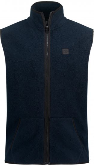 JP1880 Fleece Gilet Stomach Fit Navy - Jakne - Muške Jakne Veliki Brojevi