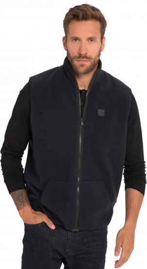JP1880 Fleece Gilet Stomach Fit Navy - Jakne - Muške Jakne Veliki Brojevi