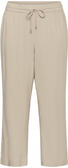 Kaffe Curve Mille Wide Pants Feather Grey - Hlače od tkanine - 