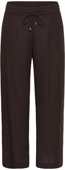 Kaffe Curve Mille Wide Pants Coffee Brown - Hlače od tkanine - 