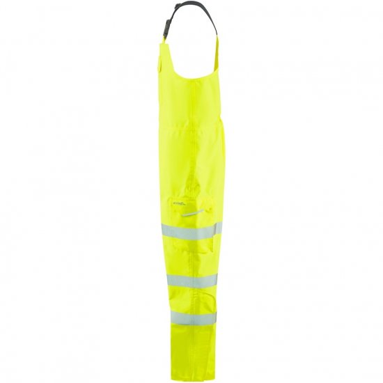 Leo Northam Ecoviz 15K Performance+ Bib & Brace Hi-Vis Yellow - Radna odjeća - Radna Odjeća Veliki Brojevi