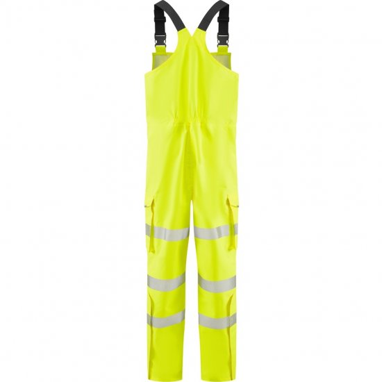 Leo Northam Ecoviz 15K Performance+ Bib & Brace Hi-Vis Yellow - Radna odjeća - Radna Odjeća Veliki Brojevi