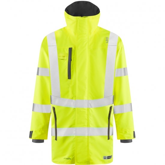 Leo Eastleigh Ecoviz 10K Performance Breathable Anorak Hi-Vis Yellow - Radna odjeća - Radna Odjeća Veliki Brojevi