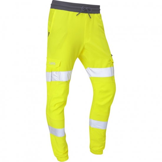 Leo Hawkridge Ecoviz High Performance 4X Stretch Trouser Hi-Vis Yellow - Radna odjeća - Radna Odjeća Veliki Brojevi