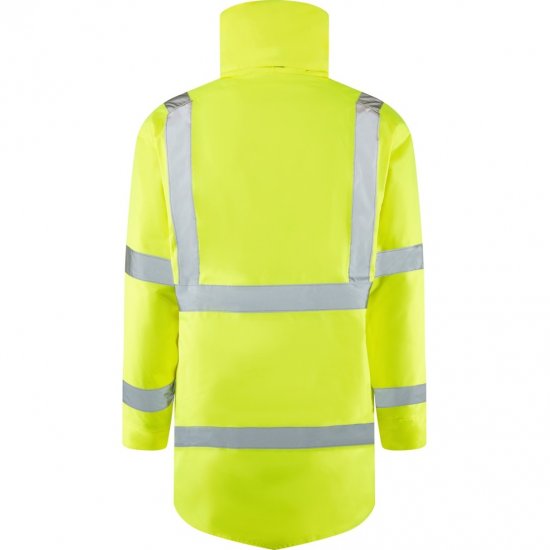 Leo Tawstock EcoViz 4K Baffle Lined Anorak Hi-Vis Yellow - Radna odjeća - Radna Odjeća Veliki Brojevi