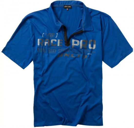 Lavecchia 2030 Polo Shirt Short Sleeve Royal Blue - Polo majice - Muške Polo Majice Veliki Brojevi