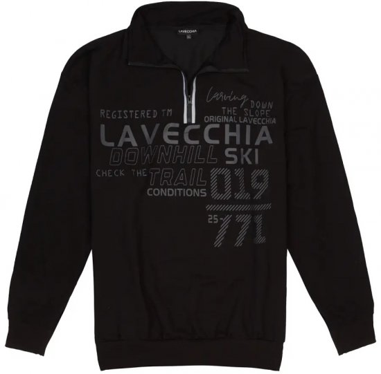 Lavecchia 2029 Sweatshirt Black - Puloveri & dukserice - Muške Puloveri & dukserice veliki brojevi