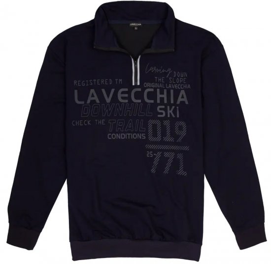 Lavecchia 2029 Sweatshirt Navy - Puloveri & dukserice - Muške Puloveri & dukserice veliki brojevi