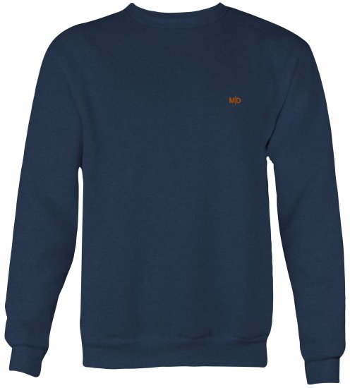 Motley Denim Oslo Sweatshirt Dark Indigo - Puloveri & dukserice - Muške Puloveri & dukserice veliki brojevi