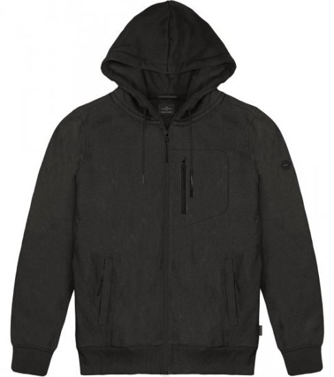 Double Outfitters MTOP-1160 Majica s kapuljačom i patentnim zatvaračem Crna - Puloveri & dukserice - Muške Puloveri & dukserice veliki brojevi