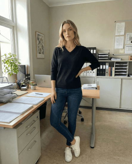 Nora Mikken GELINA Sweater Black - ODJEĆA ZA ŽENE XS-XXL - 