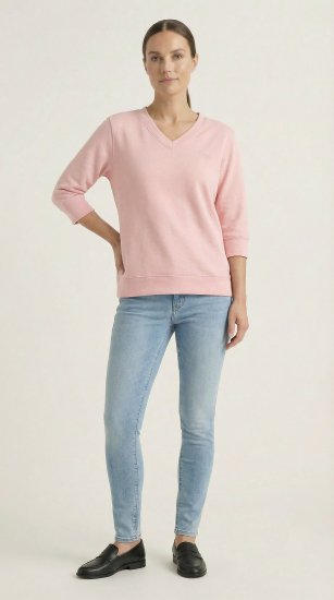 Nora Mikken GELINA Sweater Peach Whip - ODJEĆA ZA ŽENE XS-XXL - 