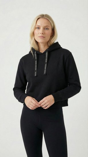 Nora Mikken KAMILLA Cropped Hoodie Black - ODJEĆA ZA ŽENE XS-XXL - 