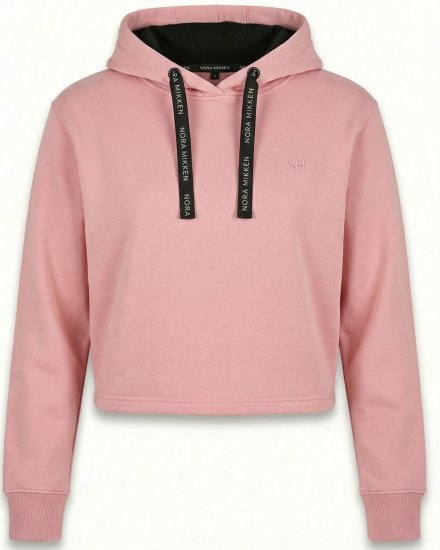 Nora Mikken KAMILLA Cropped Hoodie Peach Whip - ODJEĆA ZA ŽENE XS-XXL - 