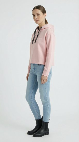 Nora Mikken KAMILLA Cropped Hoodie Peach Whip - ODJEĆA ZA ŽENE XS-XXL - 