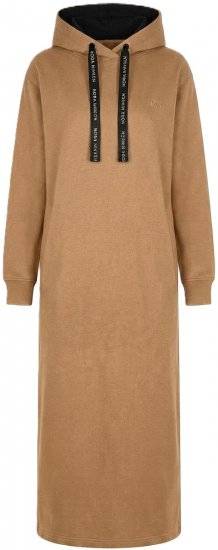 Nora Mikken MARTINA Maxi Hoodie Dress Camel - ODJEĆA ZA ŽENE XS-XXL - 
