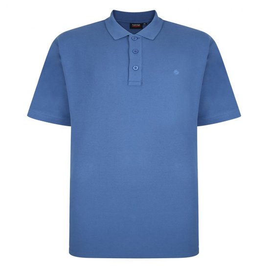 Espionage P074C Polo Majica Kratkih Rukava Različkovo Plava - Polo majice - Muške Polo Majice Veliki Brojevi