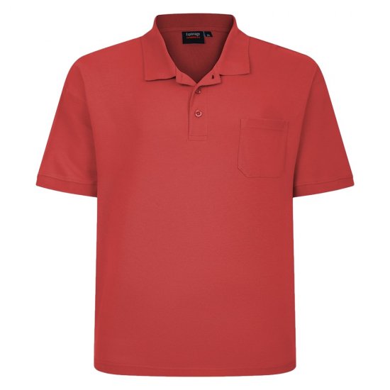 Espionage P074C Polo Majica Kratkih Rukava Spaljena Naranča - Polo majice - Muške Polo Majice Veliki Brojevi