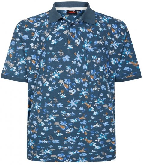Espionage P221 polo majica s cvjetnim uzorkom - Polo majice - Muške Polo Majice Veliki Brojevi