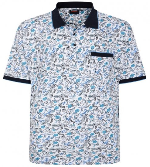 Espionage P224 polo majica s uzorkom ptica - Polo majice - Muške Polo Majice Veliki Brojevi