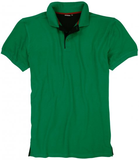 Adamo Pablo Comfort fit Polo shirt Green - Polo majice - Muške Polo Majice Veliki Brojevi