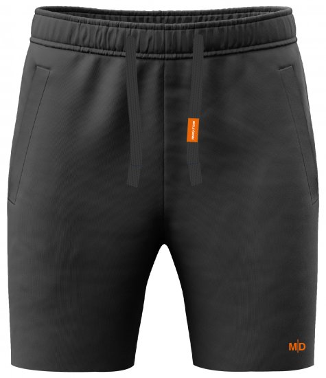 Motley Denim Paris Sweatshorts Charcoal - Sportske hlače & kratke - Muške Trenirke Veliki Brojevi