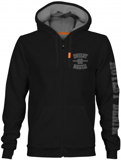 Motley Denim Parma Hoodie Black - Puloveri & dukserice - Muške Puloveri & dukserice veliki brojevi
