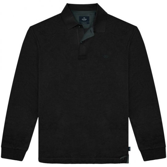 Double Outfitters PS-3097 Polo Shirt Embroidered Black - Polo majice - Muške Polo Majice Veliki Brojevi