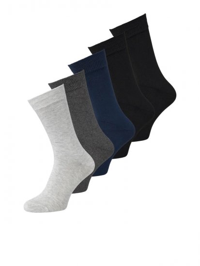 Jack & Jones Basic Bambusove čarape Crna 5-pack - Donje rublje & kupaće hlače - muške donje rublje veliki brojevi