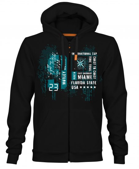 Motley Denim Reading Hoodie Black - Puloveri & dukserice - Muške Puloveri & dukserice veliki brojevi