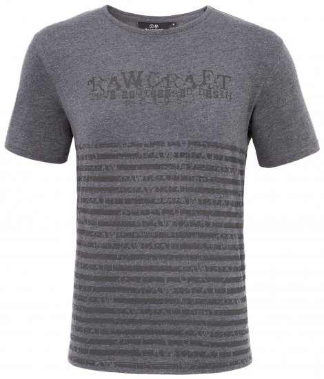 Rawcraft Reeder T-shirt Charcoal - Majice Kratkih Rukava - Muške Majice Kratkih Rukava Veliki Brojevi 