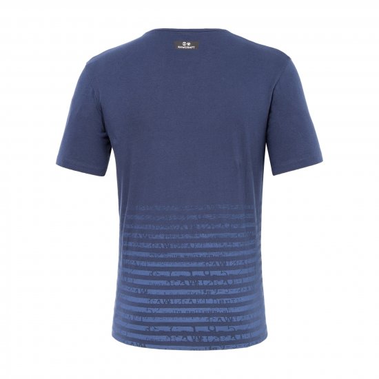 Rawcraft Reeder T-shirt Blue - Majice Kratkih Rukava - Muške Majice Kratkih Rukava Veliki Brojevi 