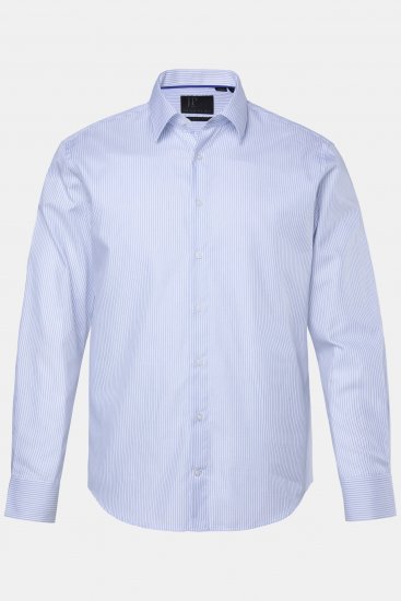 JP1880 Business Shirt Long Sleeve Striped Snow White - Košulje - Muške Košulje Veliki Brojevi