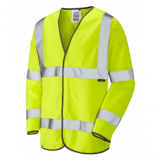 Leo Shirwell Ecoviz Sleeved Waistcoat Hi-Vis Yellow - Radna odjeća - Radna Odjeća Veliki Brojevi