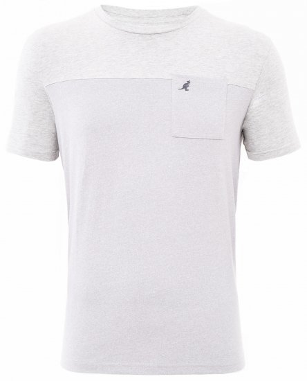Kangol Sherwin T-shirt Grey - Majice Kratkih Rukava - Muške Majice Kratkih Rukava Veliki Brojevi 