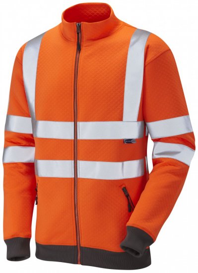 Leo Libbaton Track Top Hi-Vis Orange - Radna odjeća - Radna Odjeća Veliki Brojevi