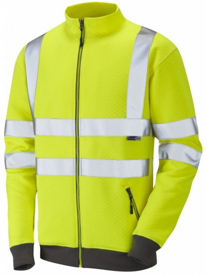 Leo Libbaton Track Top Hi-Vis Yellow - Radna odjeća - Radna Odjeća Veliki Brojevi