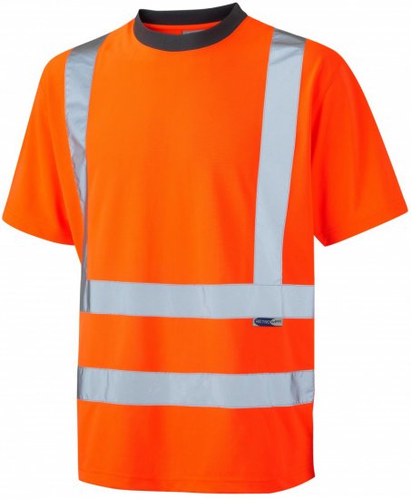 Leo Braunton Coolviz T-shirt Hi-Vis Orange - Radna odjeća - Radna Odjeća Veliki Brojevi