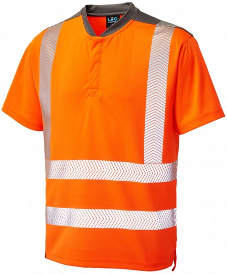 Leo Putsborough COOLMAX® Performance T-Shirt Hi-Vis Orange - Radna odjeća - Radna Odjeća Veliki Brojevi
