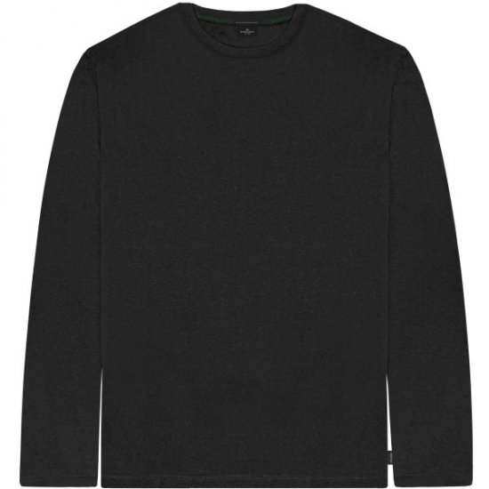 Double Outfitters TS-9170 Long Sleeve T-Shirt Black - Majice Kratkih Rukava - Muške Majice Kratkih Rukava Veliki Brojevi 