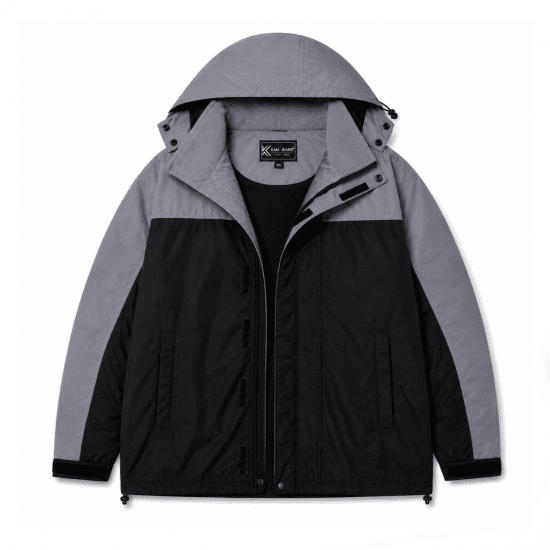 Kam Jeans 439 Softshell Jacket Black - Jakne - Muške Jakne Veliki Brojevi