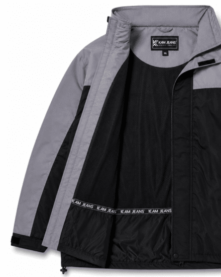 Kam Jeans 439 Softshell Jacket Black - Jakne - Muške Jakne Veliki Brojevi