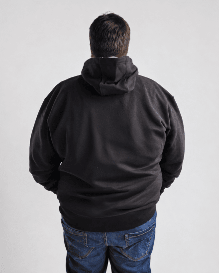 Motley Denim Riga Hoodie Black - Puloveri & dukserice - Muške Puloveri & dukserice veliki brojevi