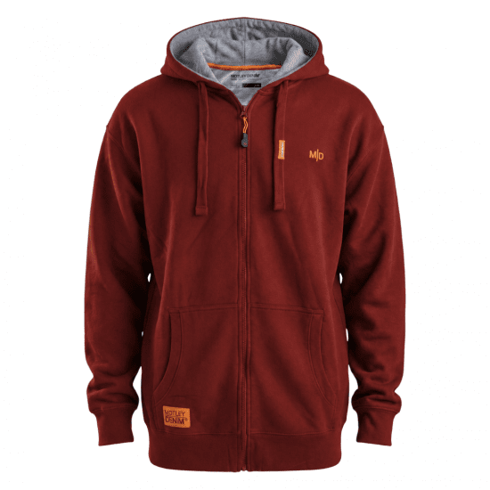Motley Denim Copenhagen Hoodie Red - Puloveri & dukserice - Muške Puloveri & dukserice veliki brojevi